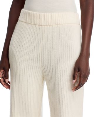 Mixed Stitch Pull On Knit Pants