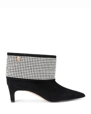 Women's Embellished Fold Over Booties