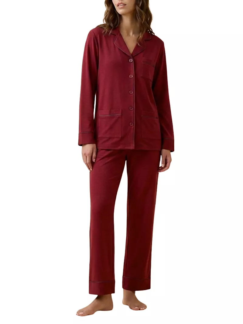 Kip Luxe Stretch Cotton Pajama Set