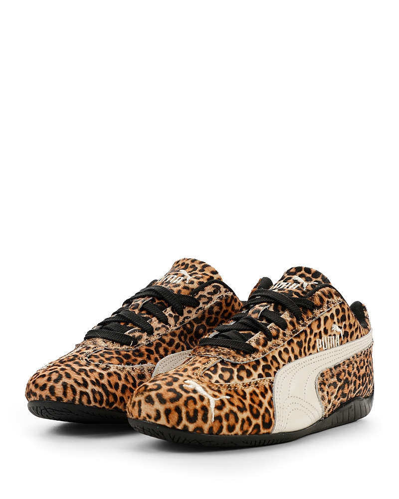 Puma Women's Speedcat Leopard Calf Hair Sneakers
