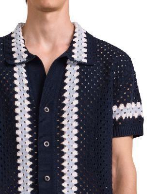 Pinto Cotton Short Sleeve Crochet Cardigan