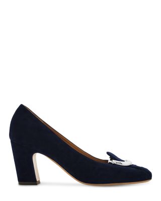Women's Suede 70 Buckle Pumps