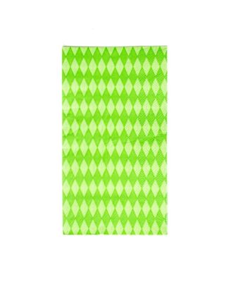  Harlequin Checkered Paper Guest Napkins, Set of 16