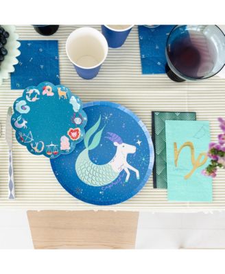  Zodiac Themed Paper Party Guest Napkins, Set of 16