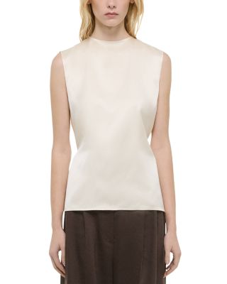 Silk Scarf Drape Top