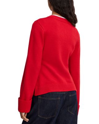 Button Front Knit Cardigan