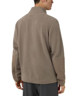 Full Zip Wool Teddy Sweatshirt