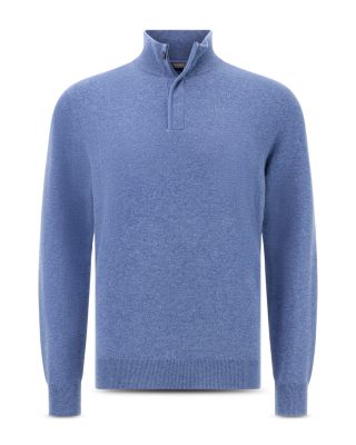 Half-Zip Cashmere Wool Sweater