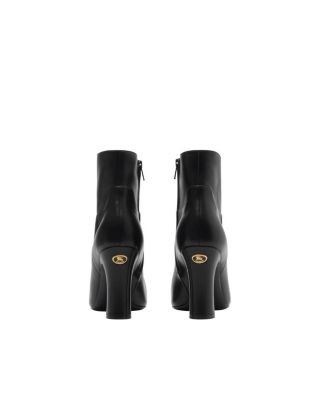 Women's Leather Trinket Ankle Boots