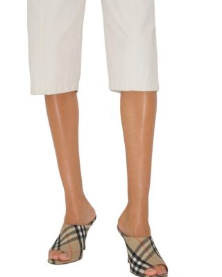 Women's Check Mews Mules