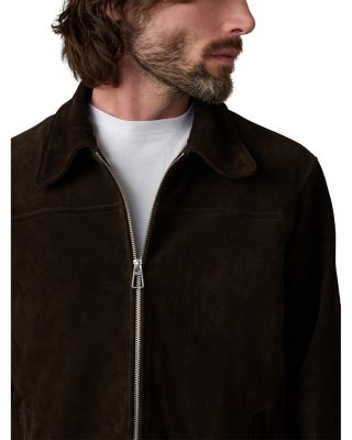 Suede Dress Zipper Jacket