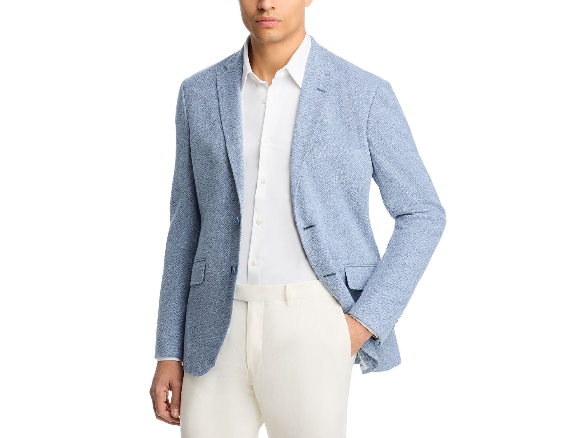 Chevron Jersey Sport Coat - Image 1