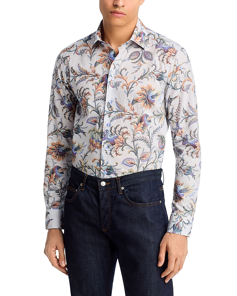 Etro Floral Print Button Down Shirt