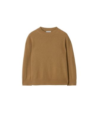 Unisex Check Patch Wool Cashmere Sweater