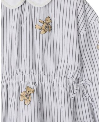 Girls' Thomas Bear Striped Cotton Dress - Little Kid, Big Kid