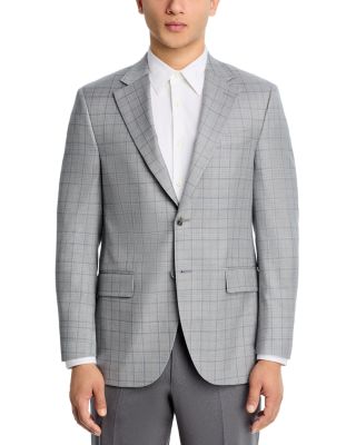 Flynn Plaid Wool Classic Fit Sportcoat