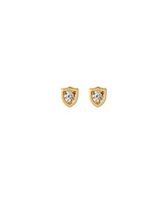 Shield Stud Earrings