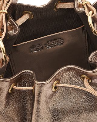 Classic Leather Bucket Bag