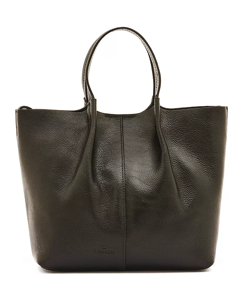 Il Bisonte Nina Pleated Leather Crossbody