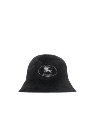 Knight Stamp Faux Fur Bucket Hat