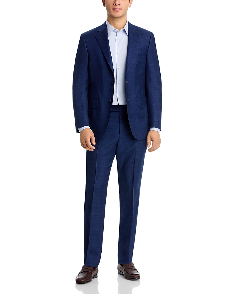 Peter Millar Men's Classic Fit Flynn Tonal Plaid Wool Suit