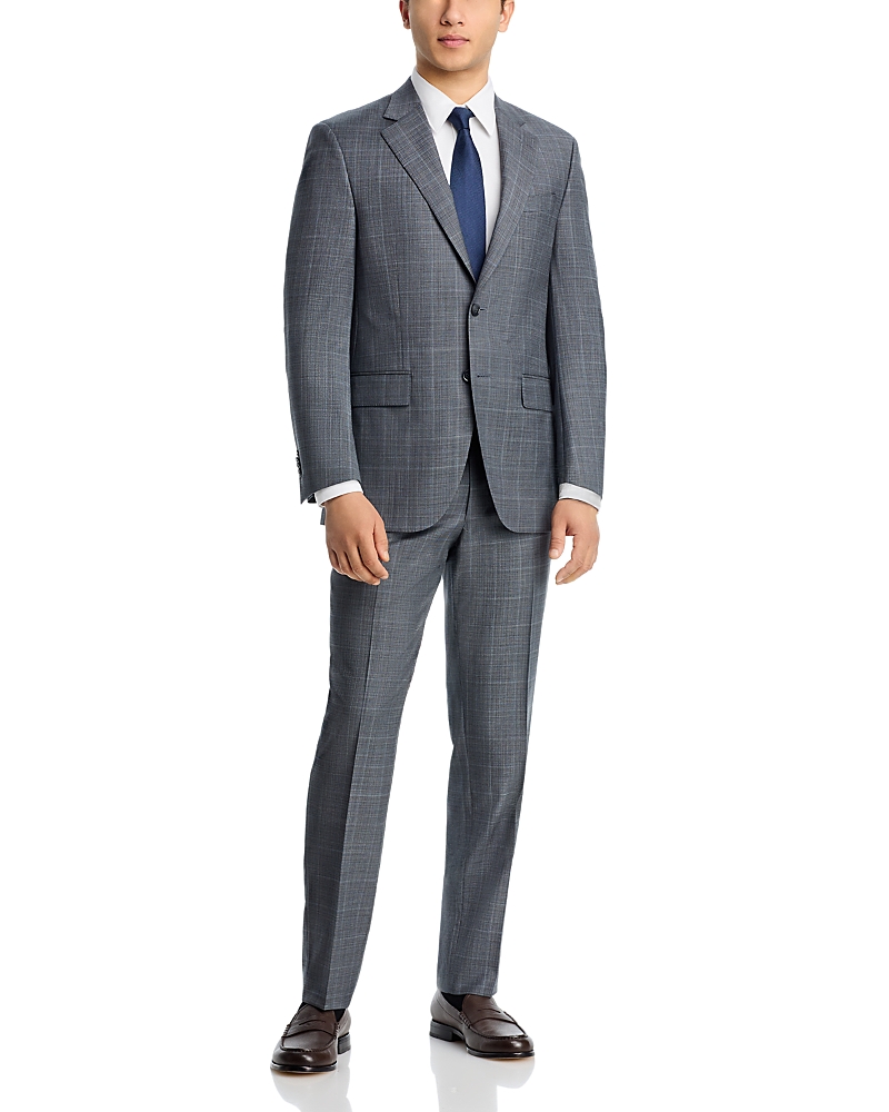 Peter Millar Flynn Shark Tonal Windowpane Classic Fit Suit