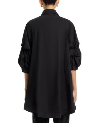 Beaded Puffed Sleeve Top