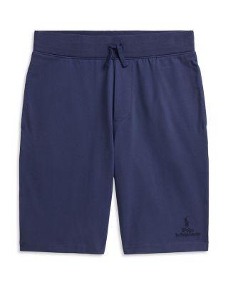 Big Fit Logo Fleece Hoodie & Cotton Jersey Short Set - Big Kid