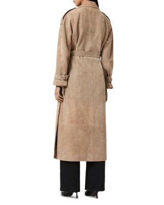 Reed Suede Trench Coat