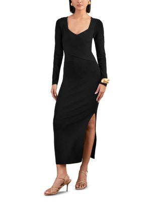 Sophia Knitted Wrap Dress