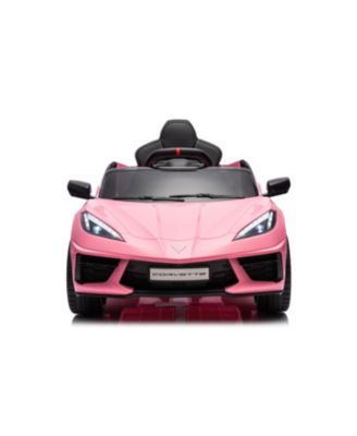  Corvette C8 Stingray 12V 1-Seater Ride on for Kids 3-8 - Ages 2-4