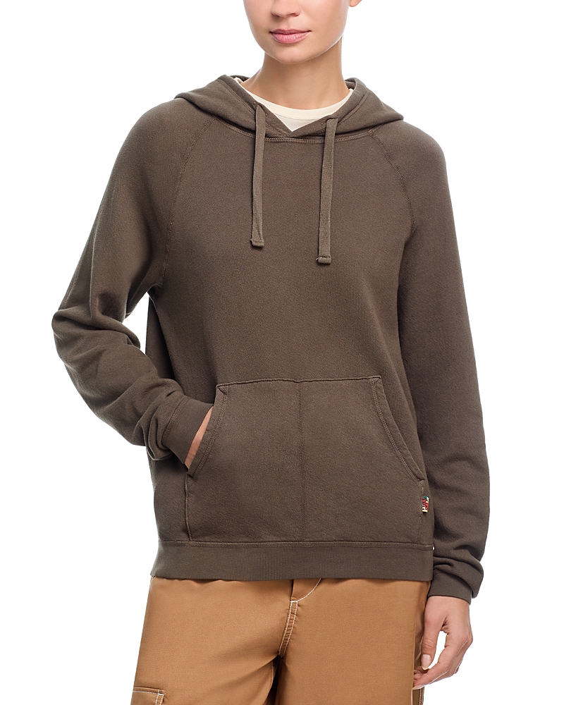 Freecity Basic Goodness Terry Fluff Hoodie In Brown