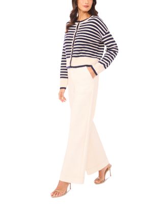 Stripe Cardigan Sweater