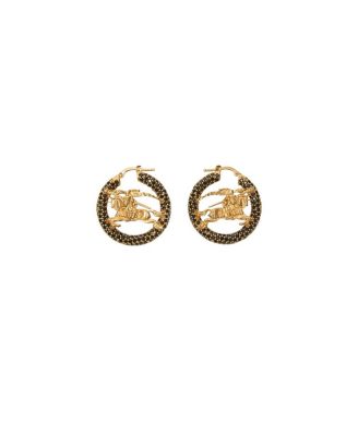 EKD Pave Hoop Earrings