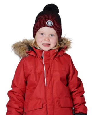 Boys' Lined Knit Pompom Hat - Little Kid, Big Kid