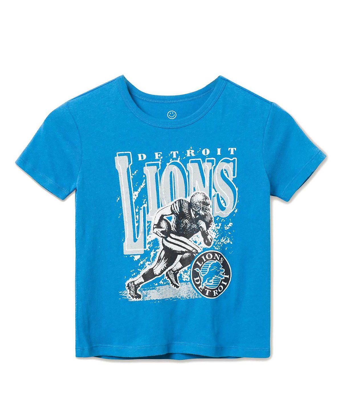 Junk Food Clothing Unisex Nfl Detroit Lions Rushing Tee - Little Kid, Big Kid