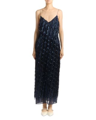 Lurex Tinsel Slip Dress