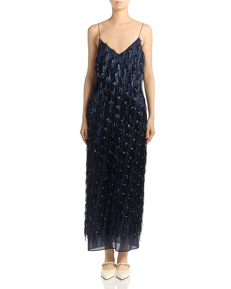 Stella McCartney Lurex Tinsel Slip Dress