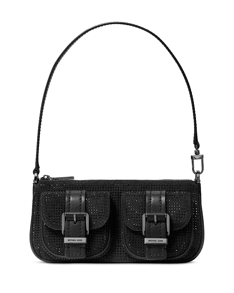 Michael Kors Zoe Small Convertible Leather Pouchette