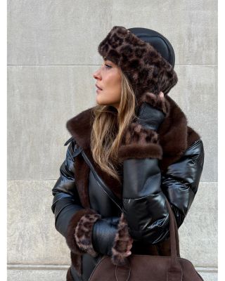 Faux Fur Fingerless Gloves