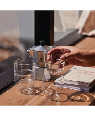 Stackable Glass Tumbler - Set of 4