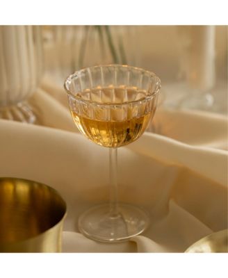 Kira Stemware Coupes - Set of 2