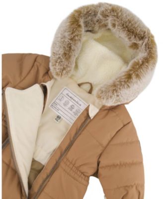 Unisex One-Piece Layette Snowsuit Designed for Car Seat - Baby