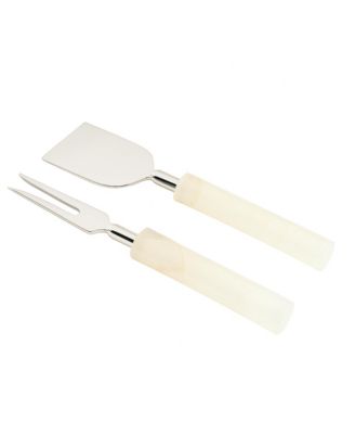  Santo Alabaster Cheese Tools - Set of 2