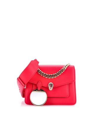 Small Serpenti Forever Maxi Chain Crossbody Bag Leather