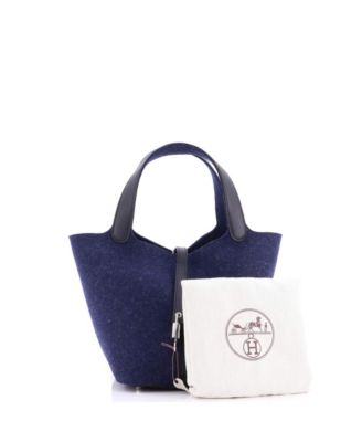 MM Picotin Lock Bag Felt with Leather