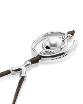 Pearl Leather Necklace