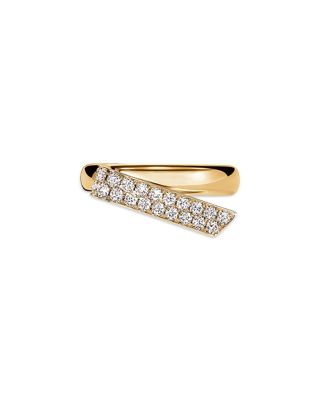 18K Yellow Gold Inside Out Diamond Flip Ring