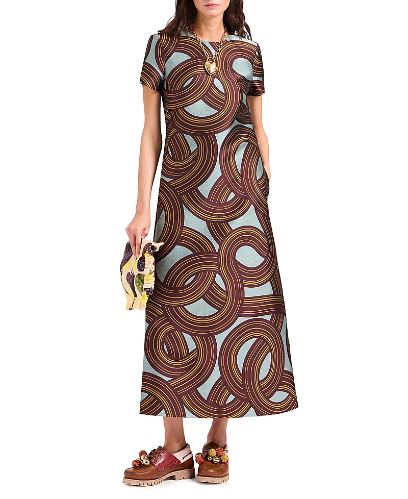 La Doublej Swing Dress In Multi