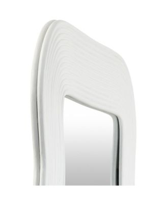 Dance White Accent Mirror, 36"
